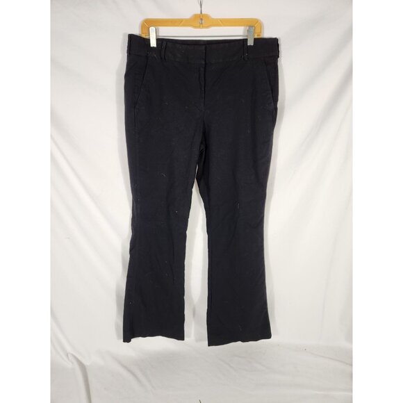 Womens Plus Essential Bootcut Black Career Pants Lane Bryant High Stretch 18R - Picture 1 of 3